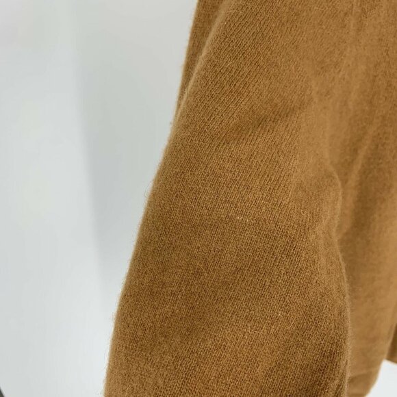 Sarah Spencer Lambswool Angora Open Cardigan Womens Size Medium Ruffle Sweater - Picture 10 of 11